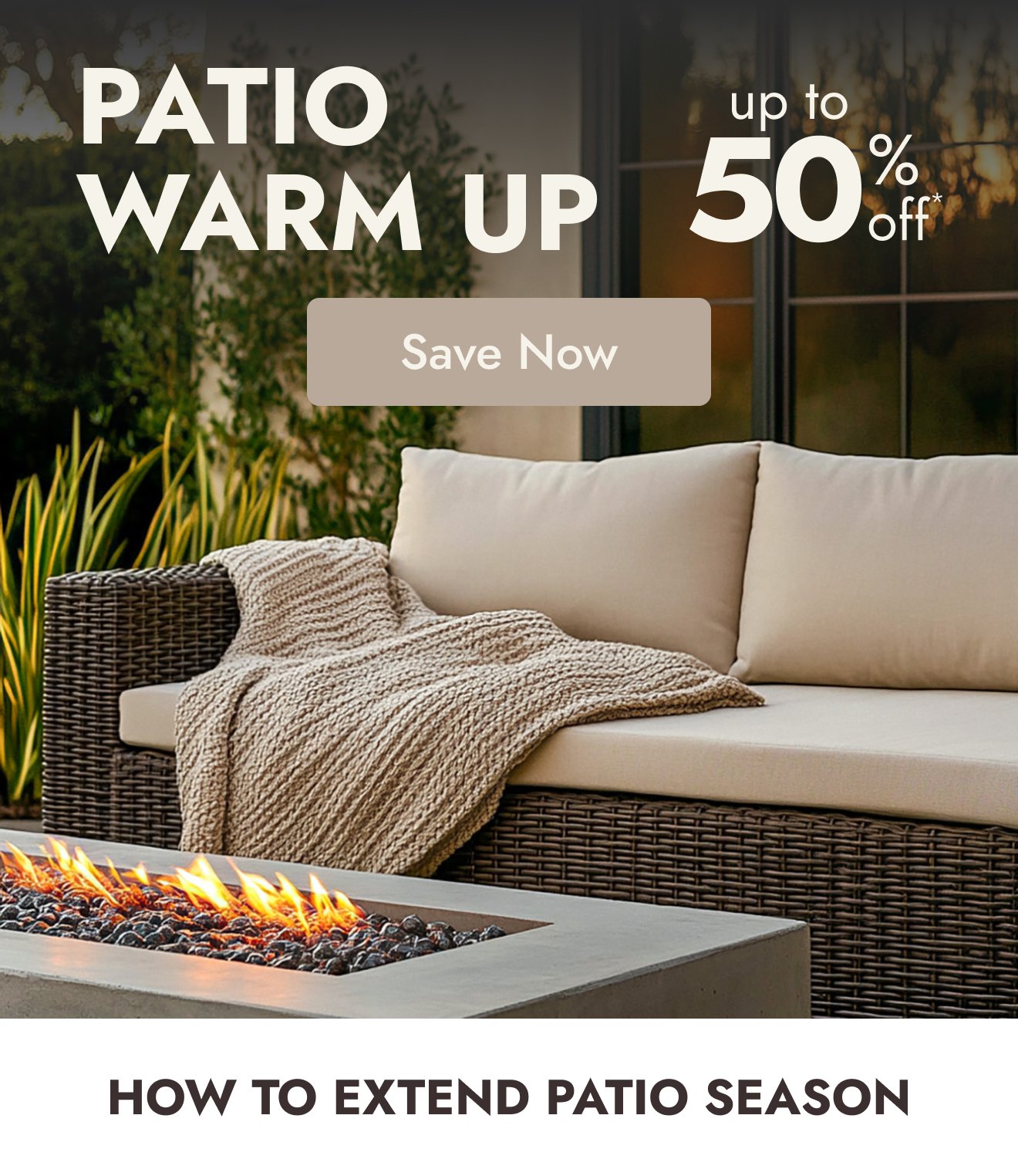 How to extend patio season