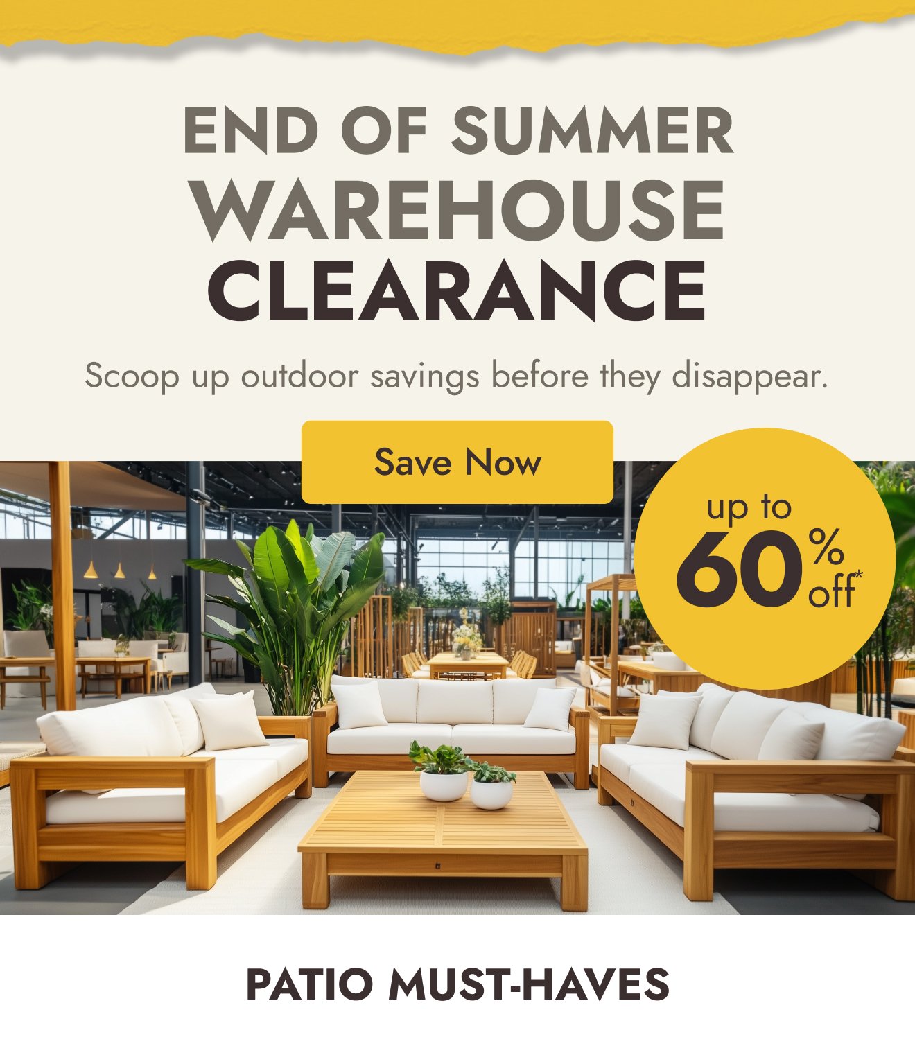 EOS Warehouse Clearance