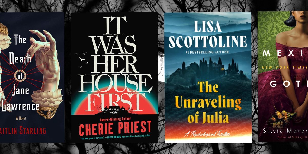Gothic Mysteries book covers.