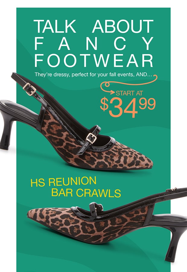 Talk About Fancy Footwear