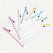 30-Pack Mesh Zipper Pouch Bags