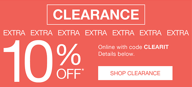 Clearance Extra 10% off