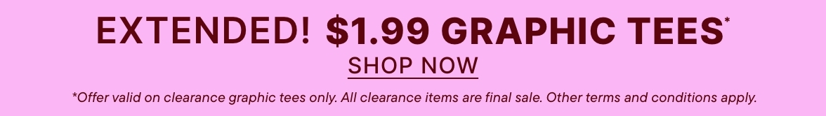 $1.99 Graphic Tees