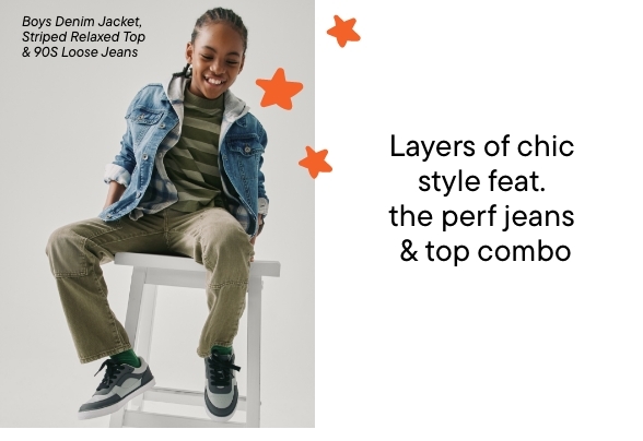 Boys Denim Jacket, Tops + Jeans