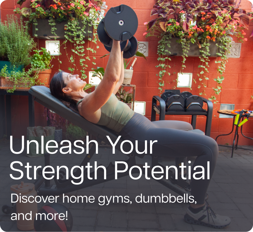 Unleash your strength potential - Discover home gyms, dumbbells, and more!