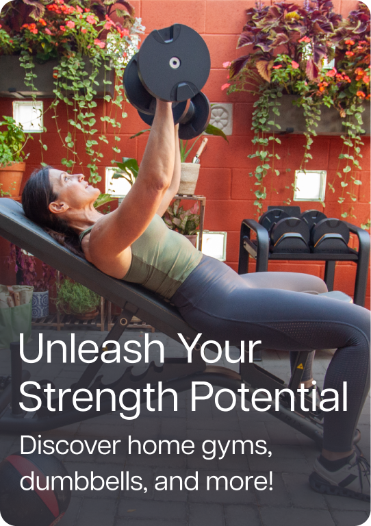 Unleash your strength potential - Discover home gyms, dumbbells, and more!