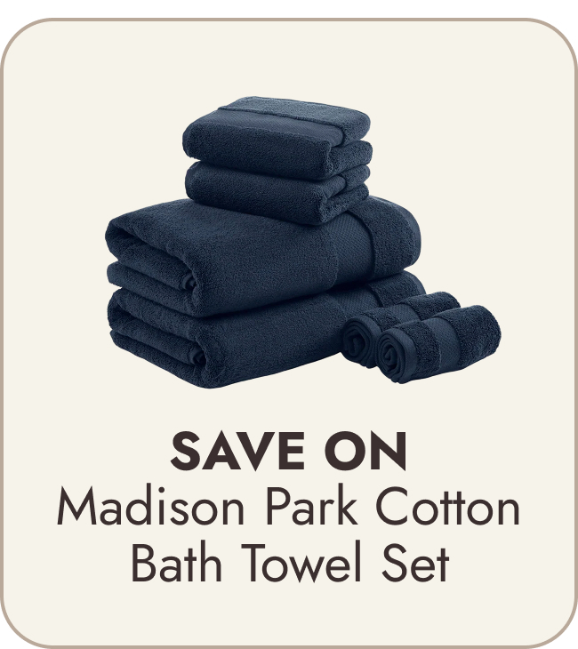 Madison Park Signature Turkish Cotton 6-piece Bath Towel Set