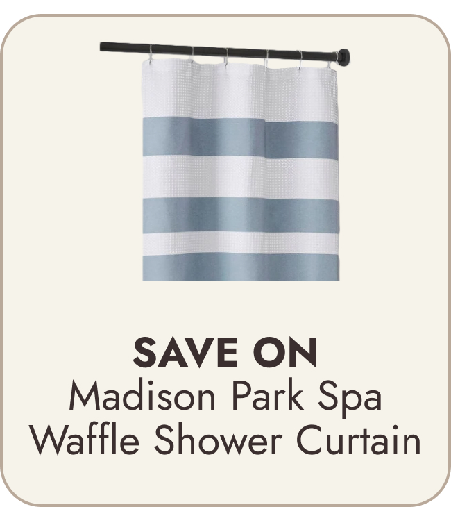 Madison Park Spa Waffle Shower Curtain
