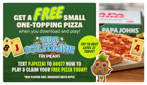 Play your way to free pizza!