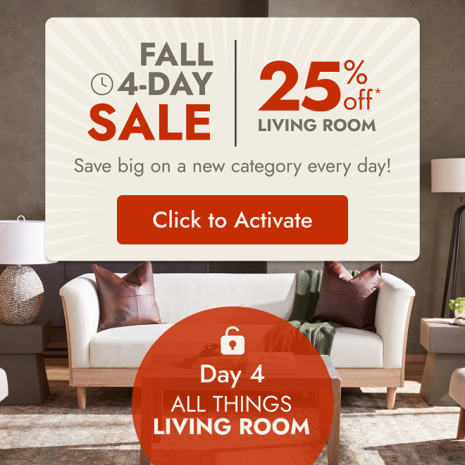 Today only: 25% off living room finds