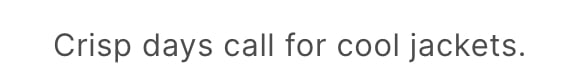 Up to 60% off Fall Outfits