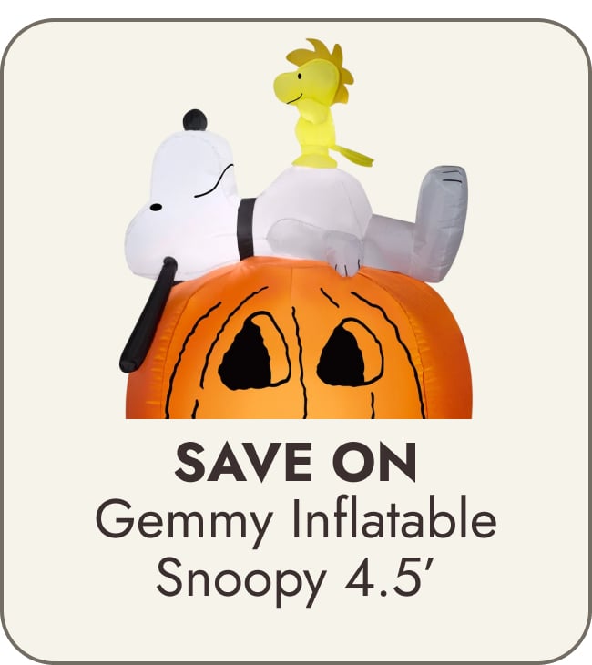 Airblown 4.5 ft Snoopy and Woodstock on Pumpkin Scene Peanuts, 4.5 ft. Tall, Multicolored