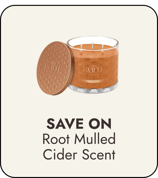 ROOT Mulled Cider Scented 3-Wick Signature Honeycomb Jar