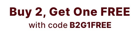 Accessories Buy 2, Get 1 Free with code B2G1FREE