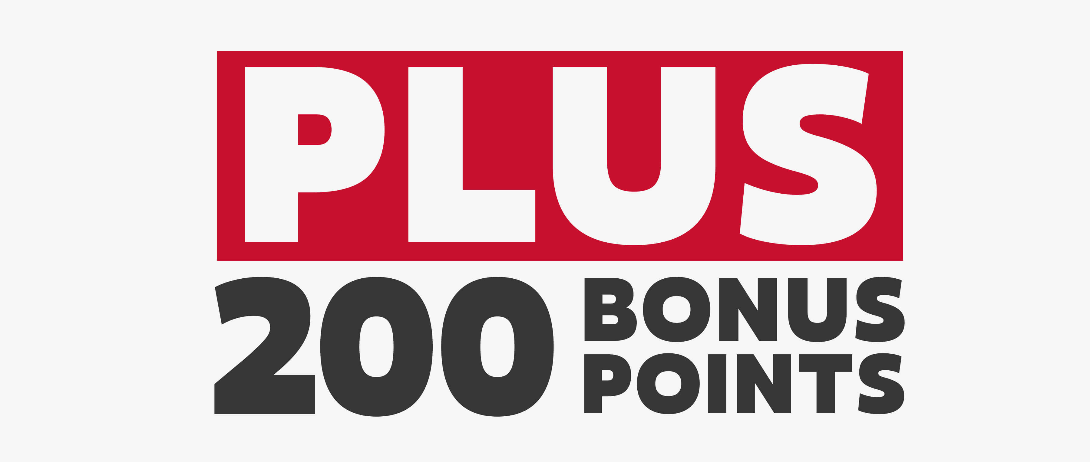 Plus 200 bonus points