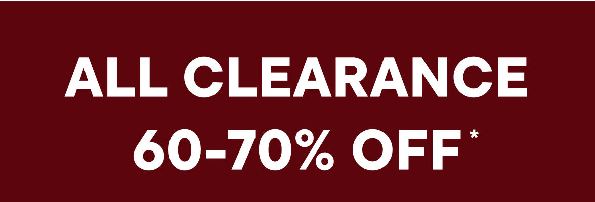 60-70% off Clearance