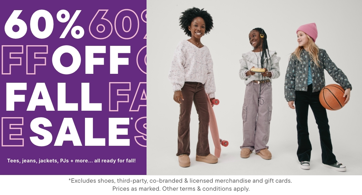 60% off Fall Sale