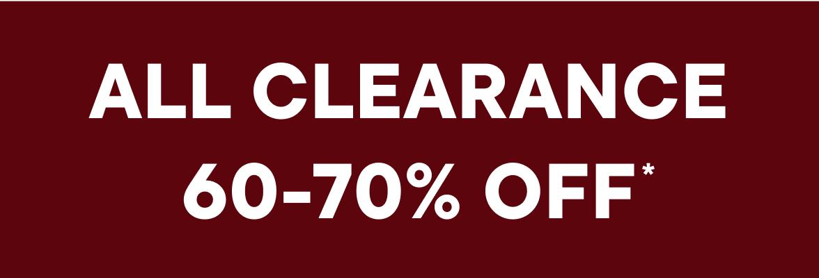 60-70% off Clearance