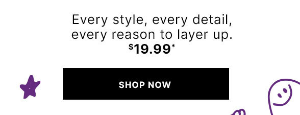 $19.99 Puffer + Buy a Puffer, get a hat or gloves for $5 