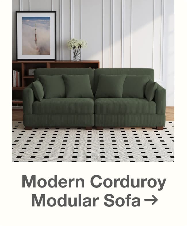 Corduroy Sofa
