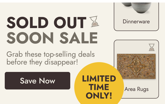 Sold Out Soon Sale