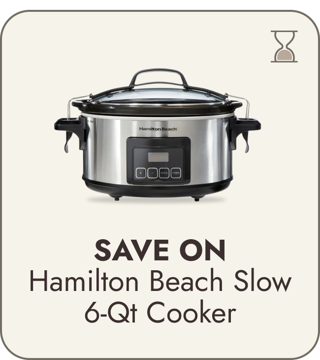 Hamilton Beach Programmable Stay or Go 6 Quart Slow Cooker