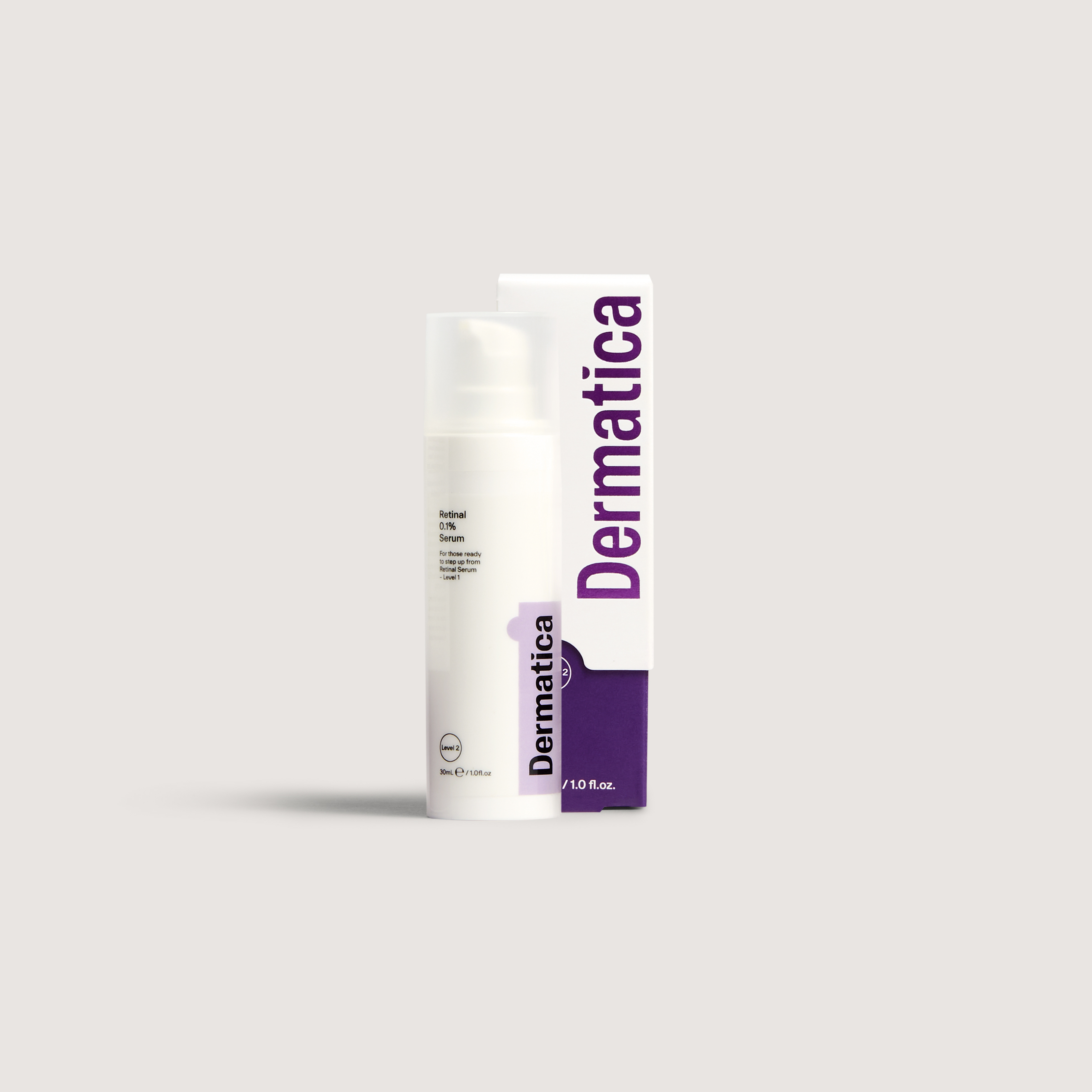Dermatica Retinal Serum Level 2 - 30 ml - 0.1% - Advanced Anti-Ageing Treatment with Dermatologist-Developed Retinal - Moderate Strength