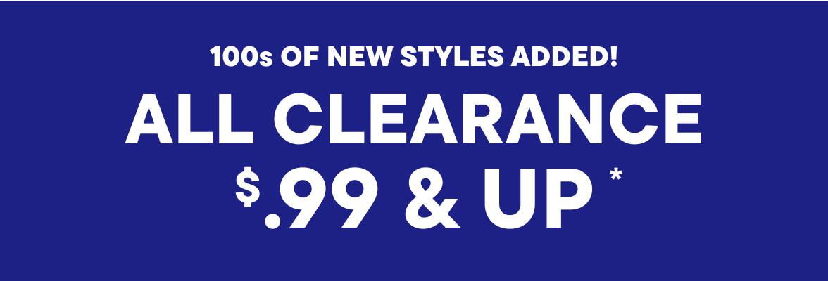 $.99 & Up Clearance