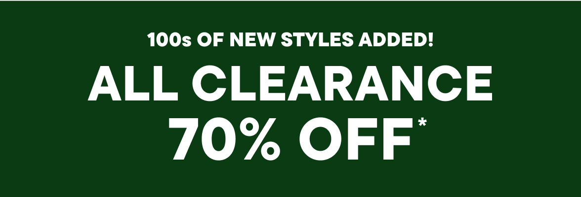 70% off Clearance