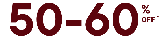 50-60% off Halloween