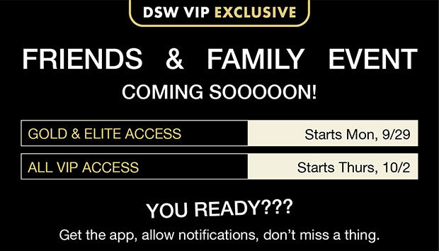 DSW Vip Exclusive