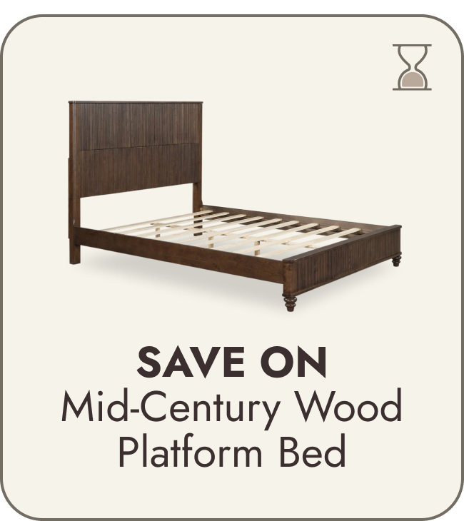 GDFStudio - Harrison Sturdy Solid Wood Bed Frame with Tall Headboard for Elegant Bedrooms