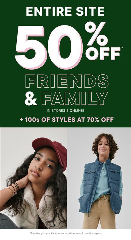 50-70% off Entire Site