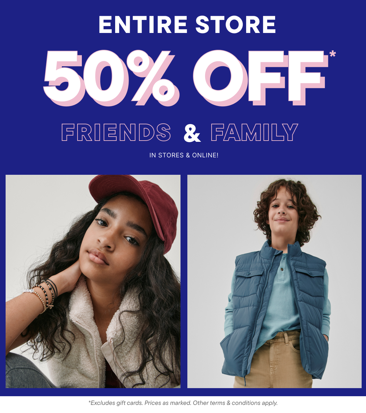 50% off Entire Store