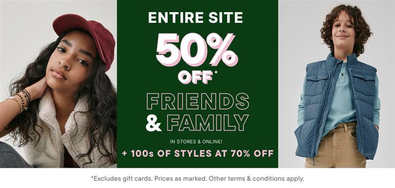 50-70% off Entire Site