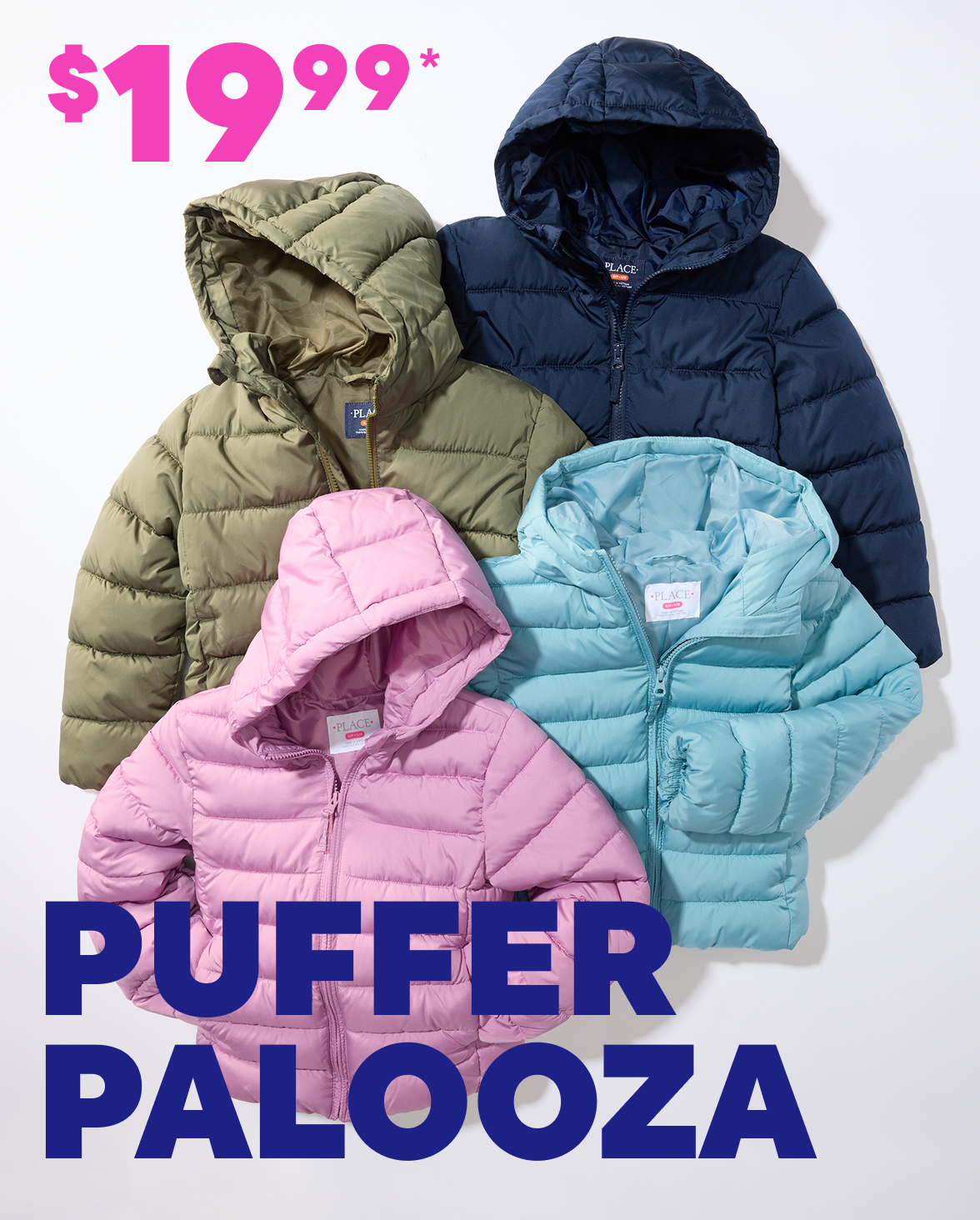 $19.99 Puffer Jackets