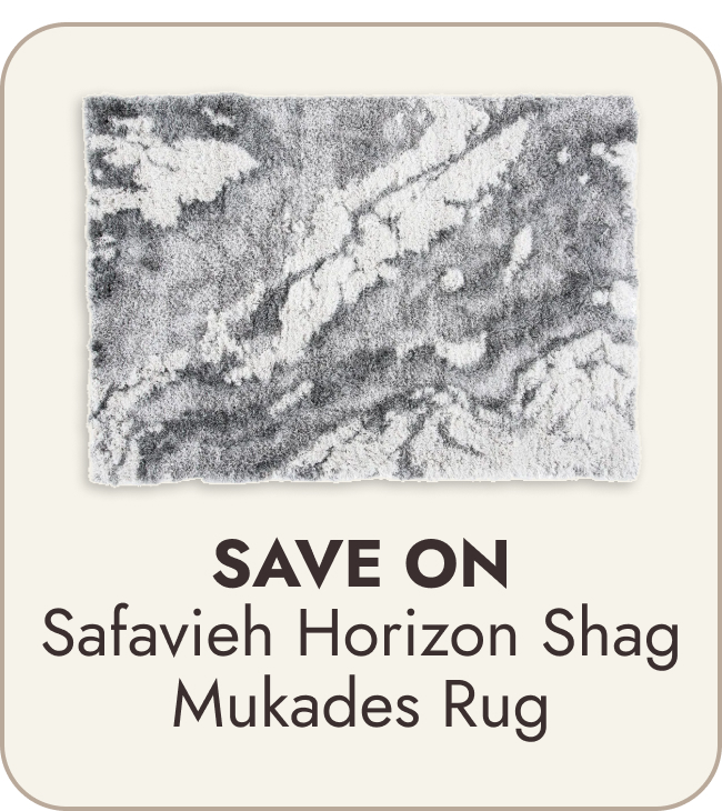 SAFAVIEH Horizon Shag Mukades Abstract Rug