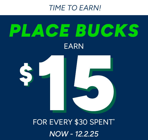 Earn $15 for every $30