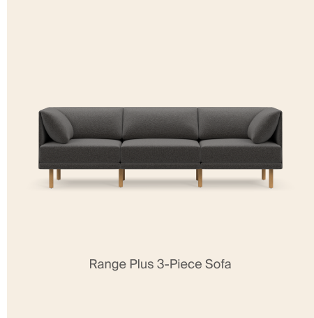 Range 3-Piece Sofa