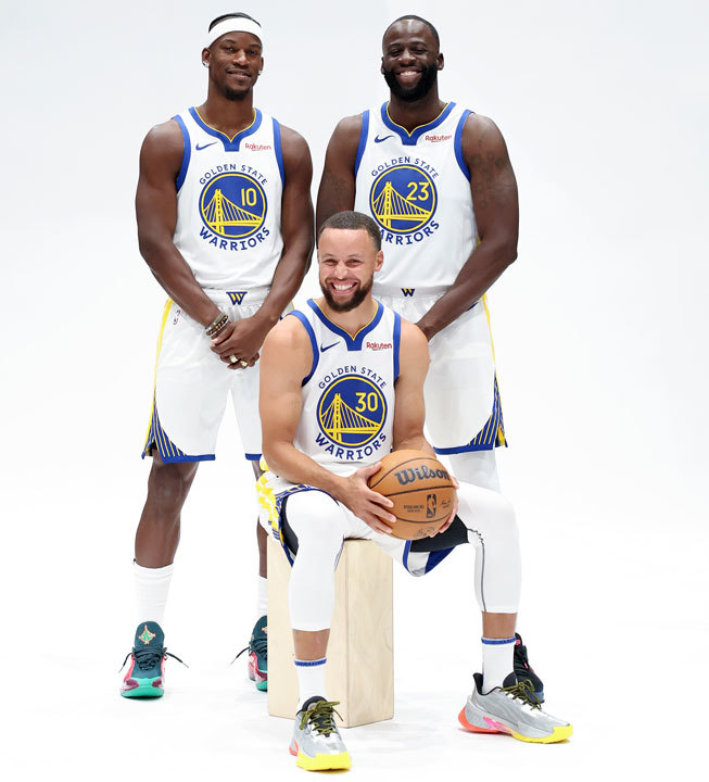 Jimmy Butler III, Steph Curry, Draymond Green