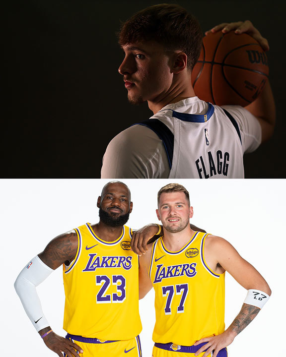 Cooper Flagg, LeBron James, Luka Dončić