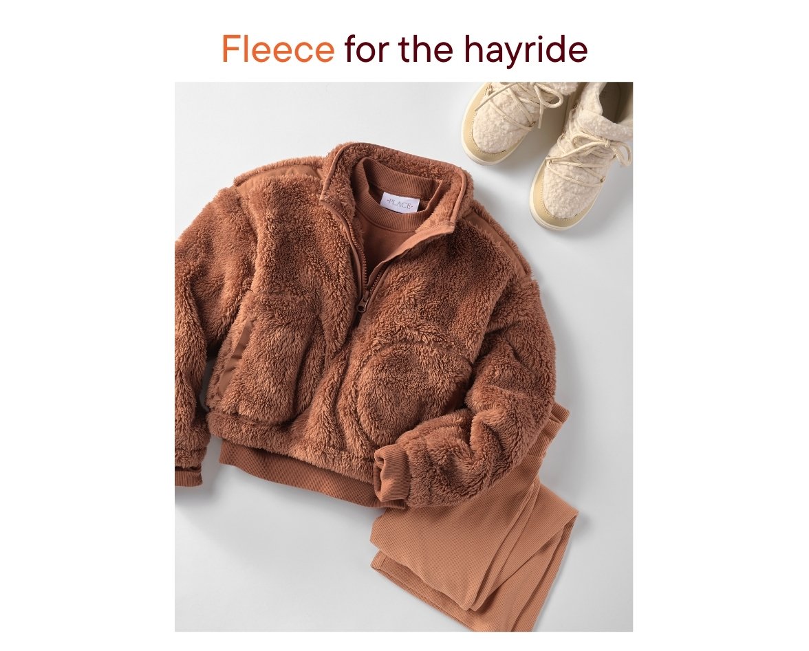 Fleece for the hayride