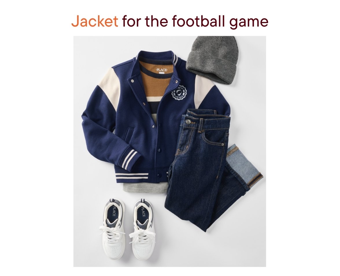 Jacket for the football game