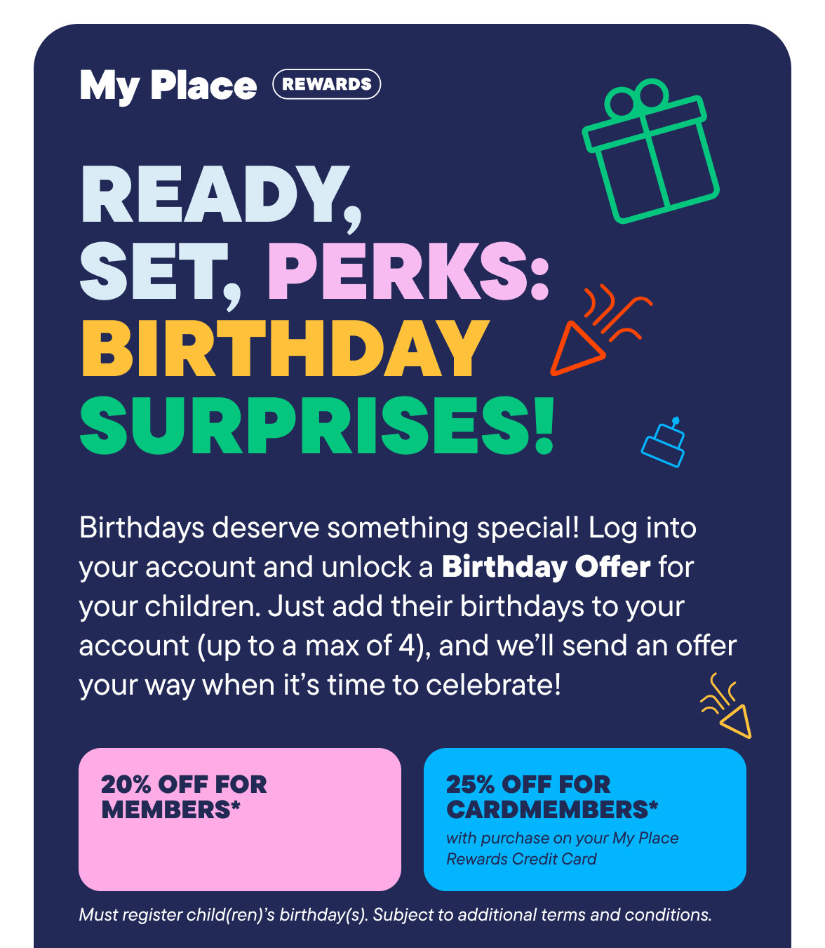 Ready, Set, perks