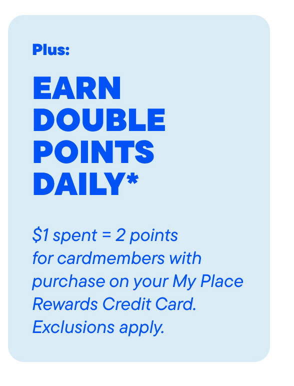 Earn Double Points