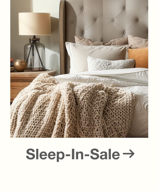 Shop the Sleep-In-Sale
