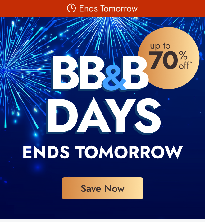 Up to 70% off ends tomorrow