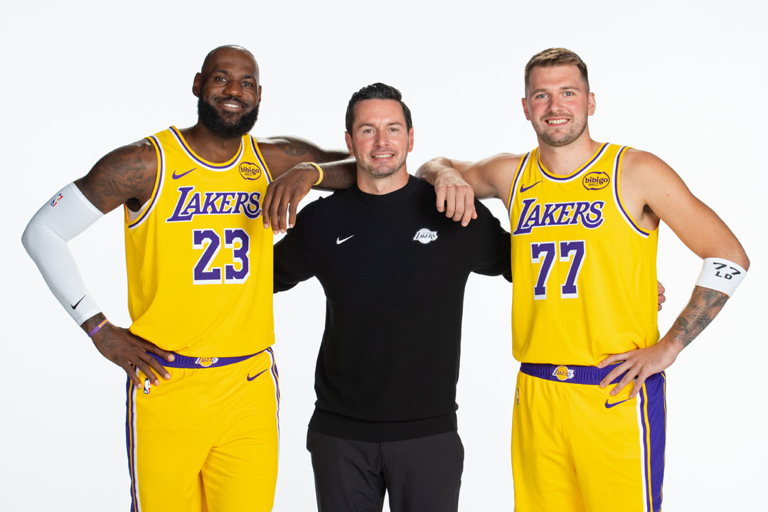 LeBron James, JJ Redick, Luka Dončić