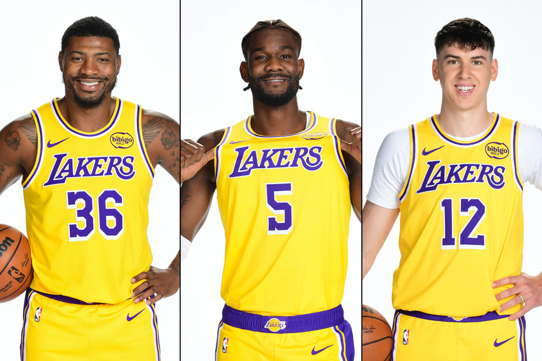 Marcus Smart, Deandre Ayton, Jake LaRavia