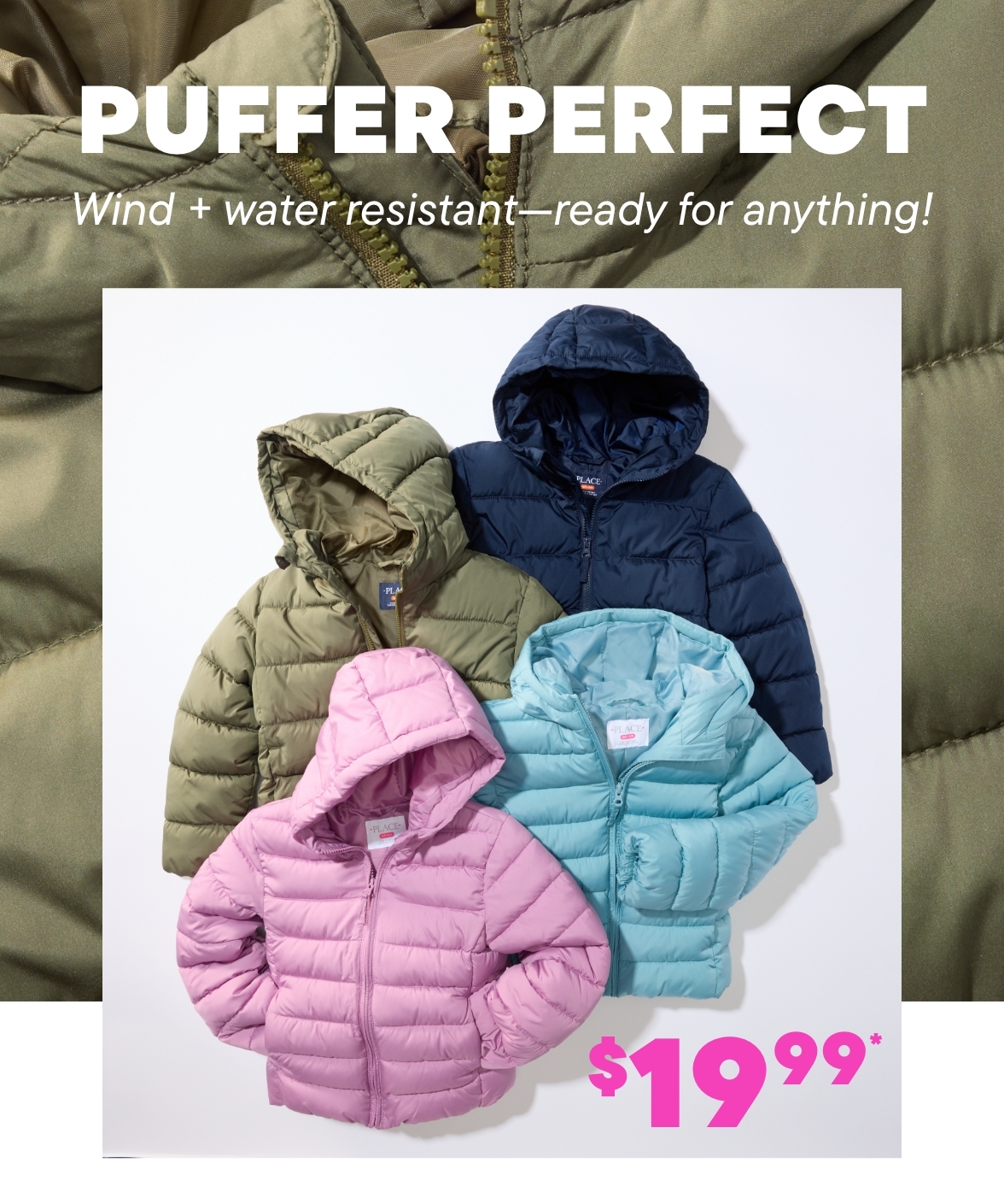 $19.99 Puffer Jackets